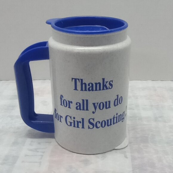 Vintage girl scouts travel mug- whirley thermos mug - Picture 2 of 7